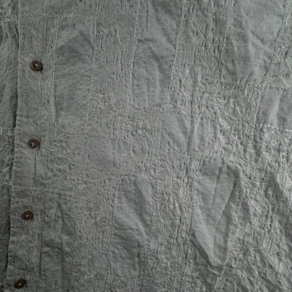 Robert Graham Long Sleeve Button Up Shirt Men Size 2XL White Textured Modal Poly - Picture 11 of 16